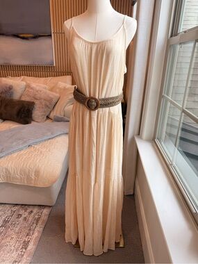 Altr’d State Cream Tank Maxi Dress